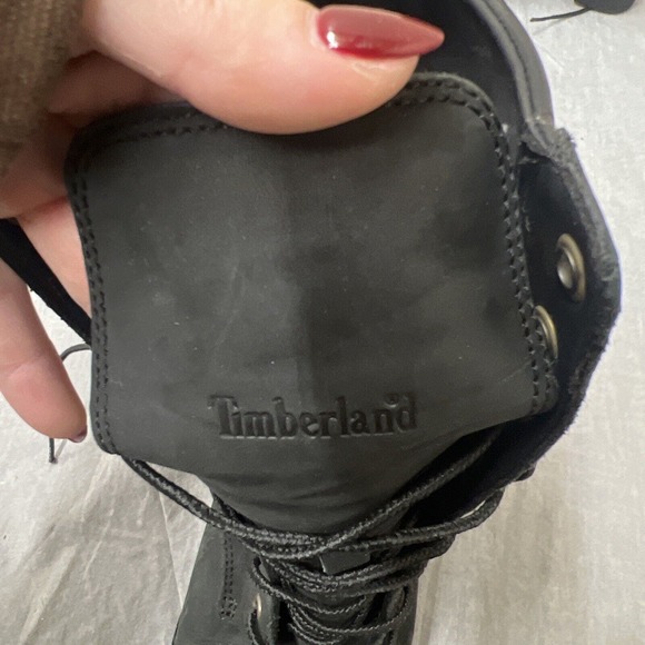 Timberland 8432A Women's Earthkeeper Glancy High Heel Black Leather Boots Sz 7 - Picture 9 of 12